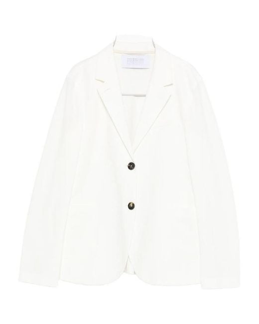 Harris Wharf London White Honeycomb Blazer