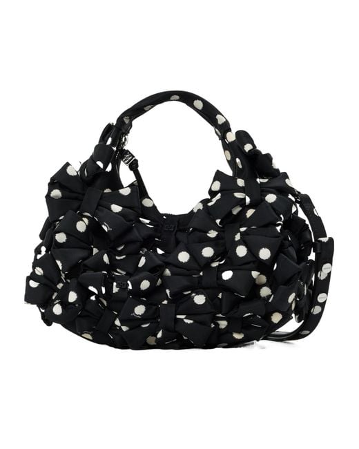 Ganni Black Simple Handbag for men