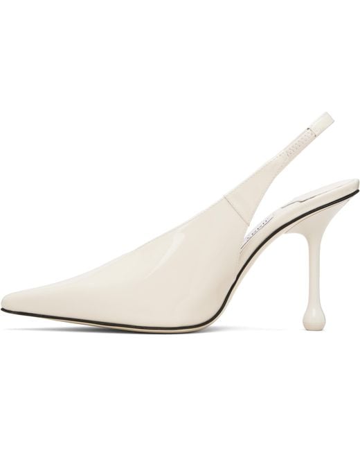 Jimmy Choo White Isa 95Mm High-Heeled Sandals
