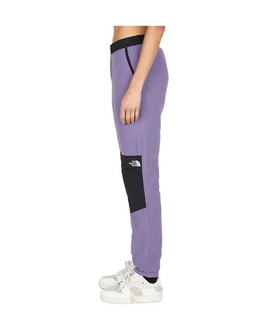 The North Face Purple Denali Color-Block Track Pants