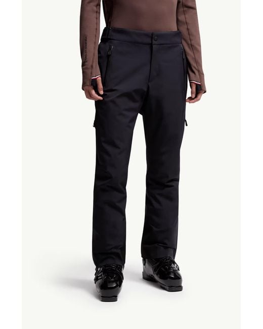Moncler Blue Grenoble Padded Ski Trousers for men