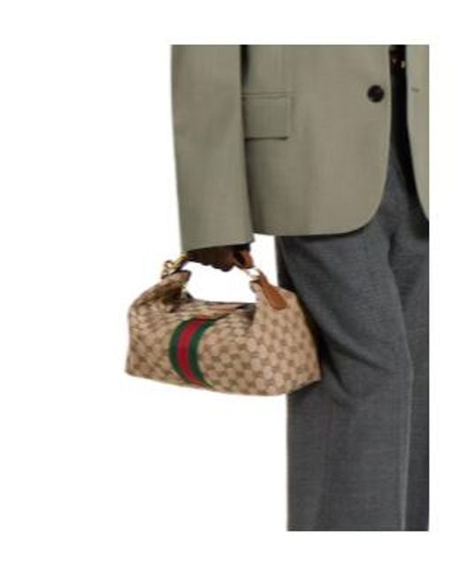 Gucci Brown Vanity Medium Top Handle Bag