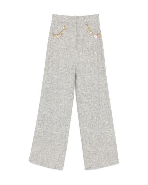 Nanushka White Alandra Trousers