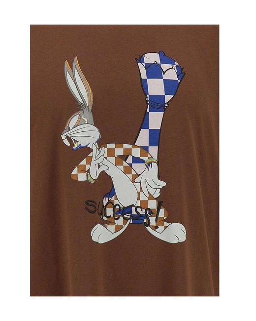 Iceberg Brown Bugs Bunny Oversized T-Shirt for men