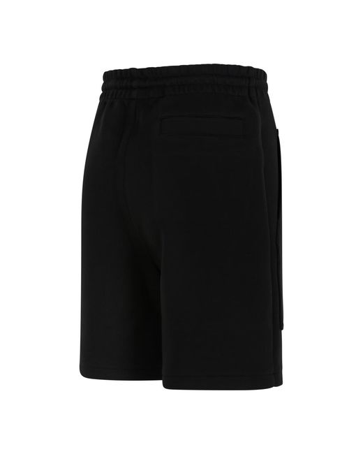Mackage Black Elwood Drawstring Logo Shorts