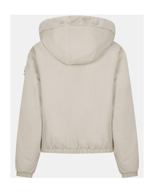 Moose Knuckles Gray Eaaton Bunny Thermal Insulated Bomber Jacket