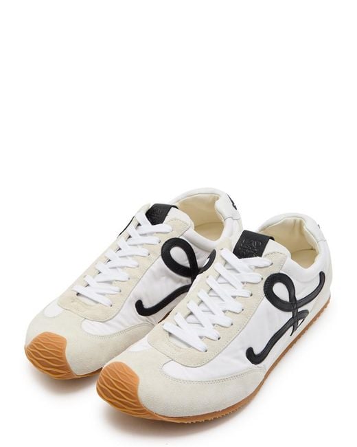 Loewe White Ballet Runner 2.0 Patchwork Sneakers for men