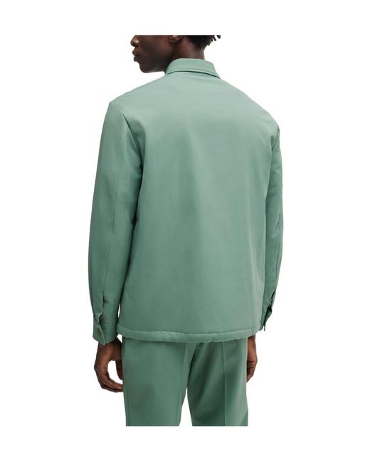 Boss Green Solid Casual Jacket for men