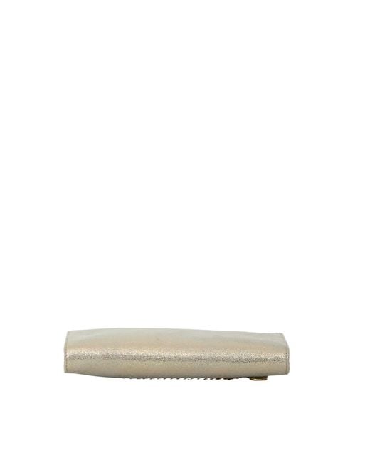 Stella McCartney White Falabella Wallet On Chain Crossbody Bag