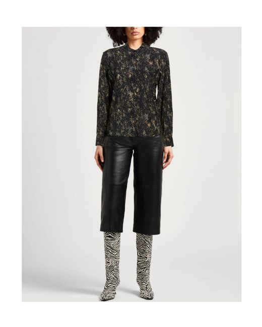 Isabel Marant Black Chiffon Shirt