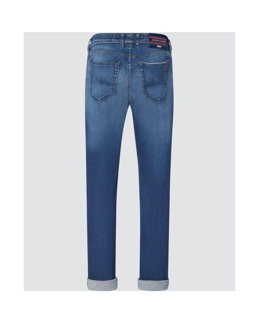 Jacob Cohen Blue Nick Limited Edition Super-Stretch Jeans for men