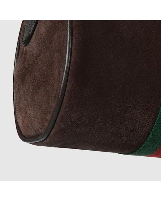 Gucci Brown Ophidia Cylinder Mini Top Handle Bag