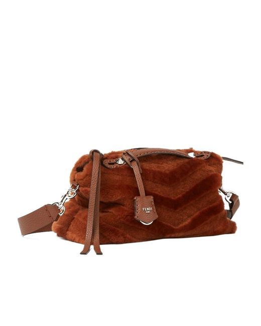 Fendi Brown By The Way Selleria Medium Tote Bag