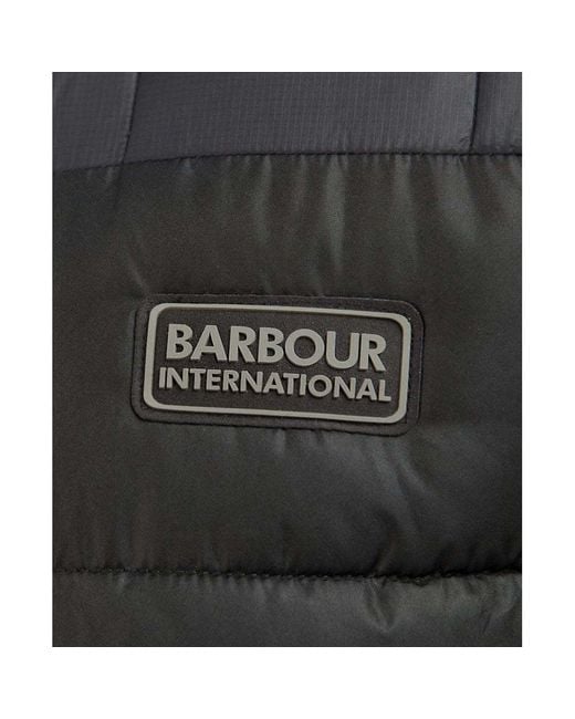 Barbour Black Logo Vest for men