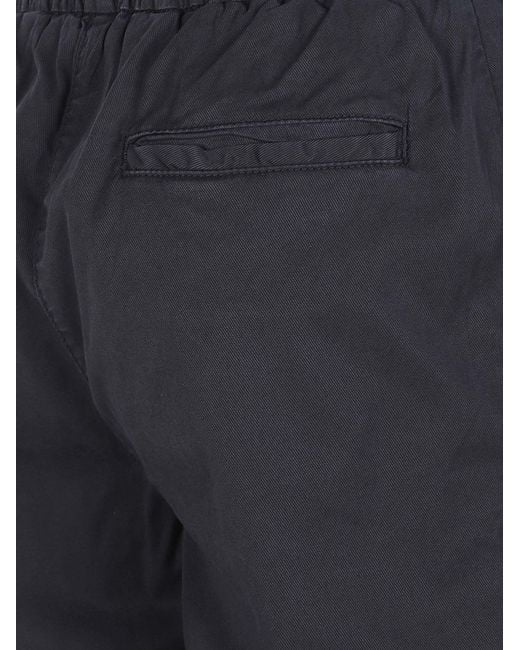 Eleventy Blue Drawstring Waist Pants
