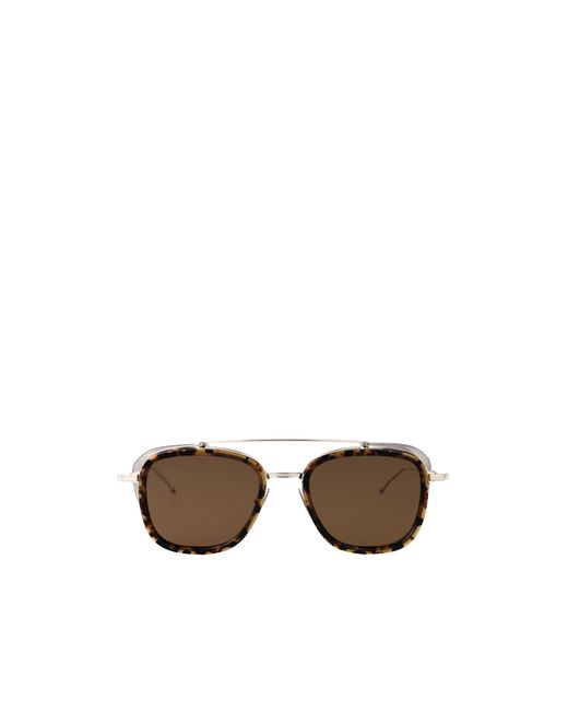 Thom Browne Multicolor Eyewear Square Frame Sunglasses for men
