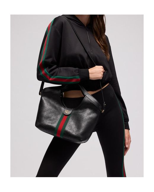 Gucci Black Giglio Small Tote Bag