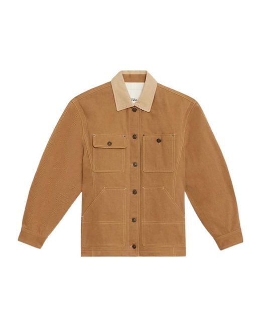 Isabel Marant Brown Long Sleeve Casual Jacket