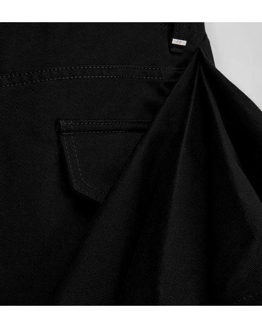 Dior Black Ruffled Miniskirt