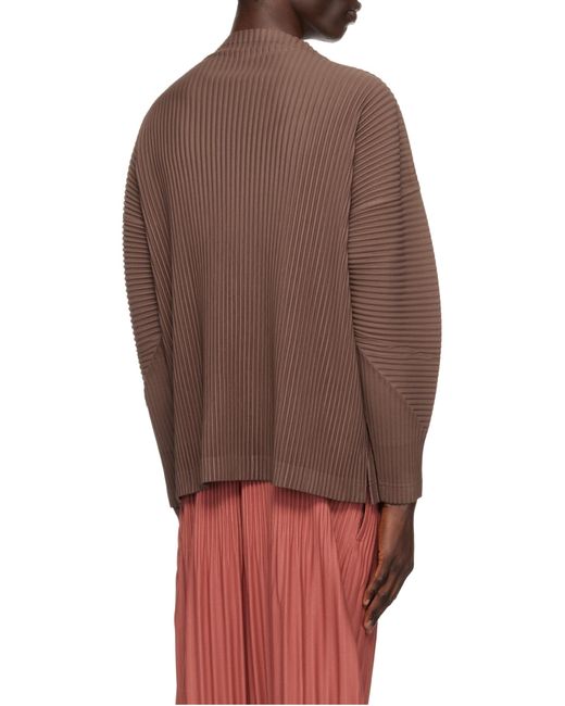 Homme Plissé Issey Miyake Brown Monthly Color November T-Shirt for men