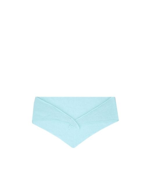 Lela Rose Blue Kefia Cashmere Scarf