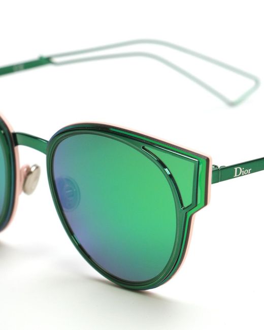 Dior Green Sculpt' Sunglasses