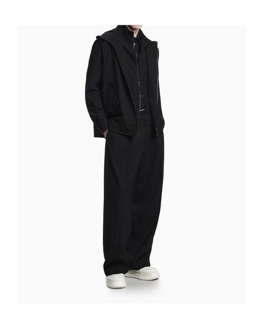 Emporio Armani Blue Casual Pants With Belt Loops for men