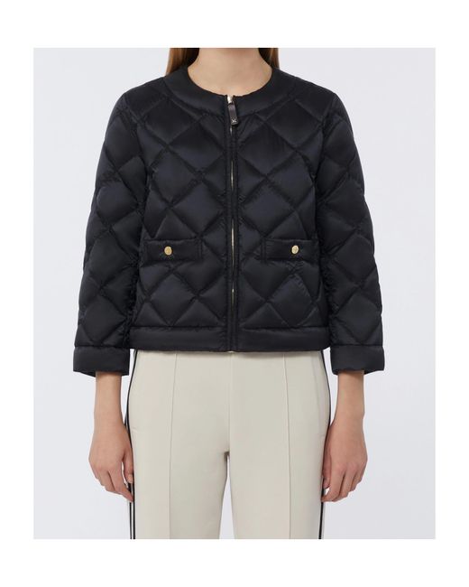 Max Mara Black The Cube Mtcsofta Zipped Jacket