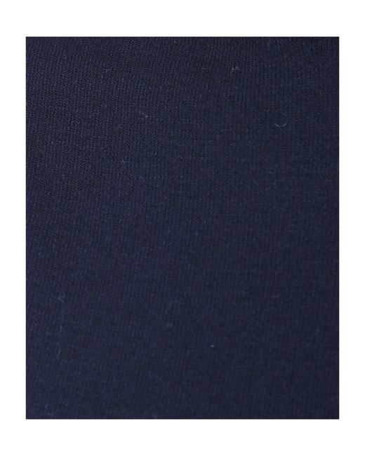 Twinset Blue Crochet-Detail Knit Top