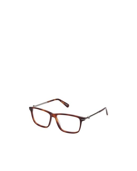 Moncler White Eyewear Rectangle Frame Glasses for men