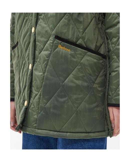 Barbour Green Modern Liddesdale Logo-Embroidered Quilted Jacket