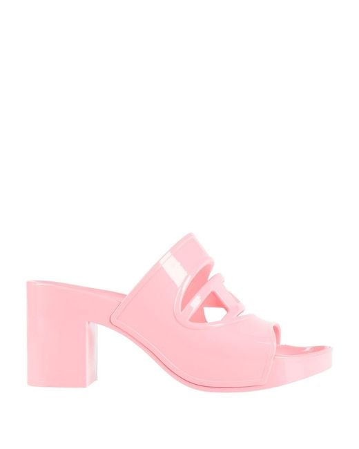 DIESEL Pink Simple Slippers