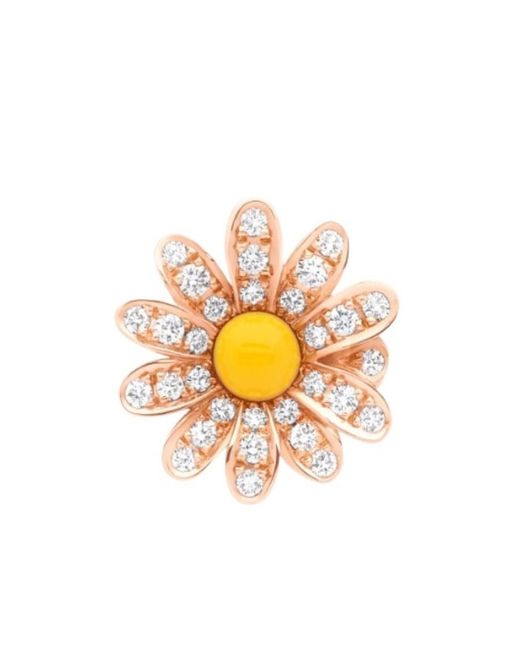Dior White Ette Single Earring