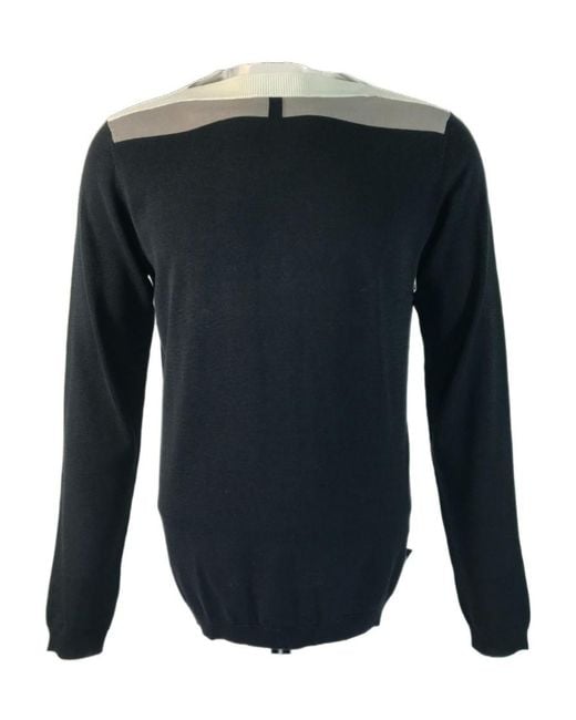 Armani Collezioni Blue Logo Sweater for men