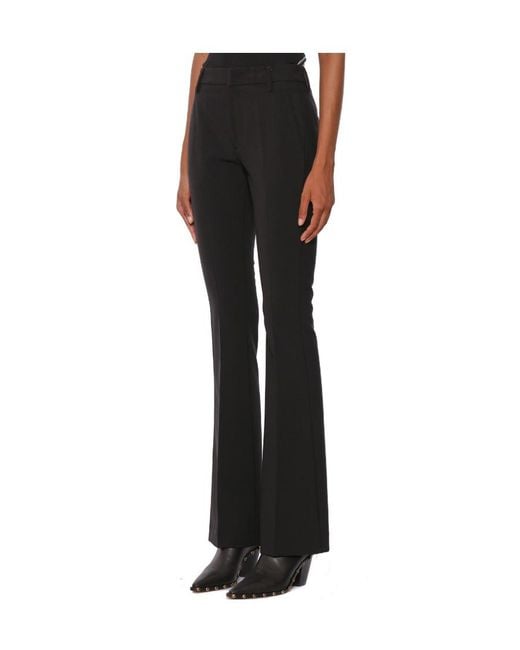 Dondup Black Logo Pants