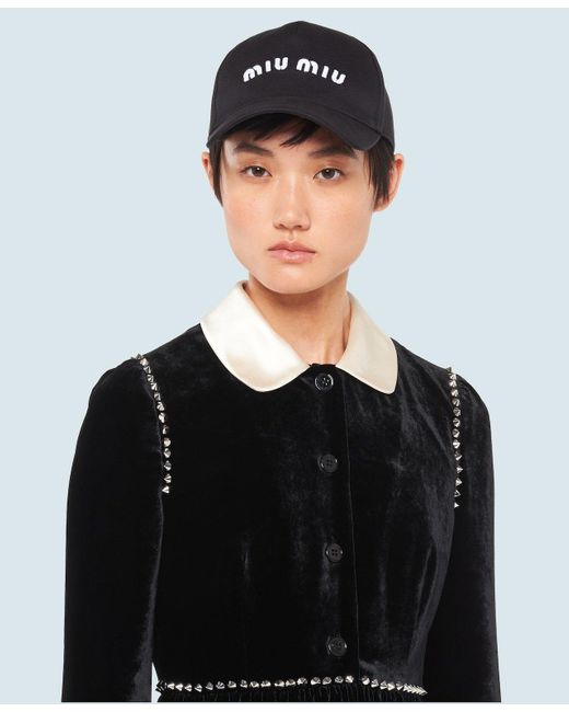 Miu Miu Black Stud-Embellished Velvet-Effect Dress