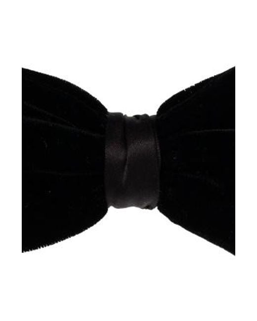 Giorgio Armani Black Velvet Bow Tie for men