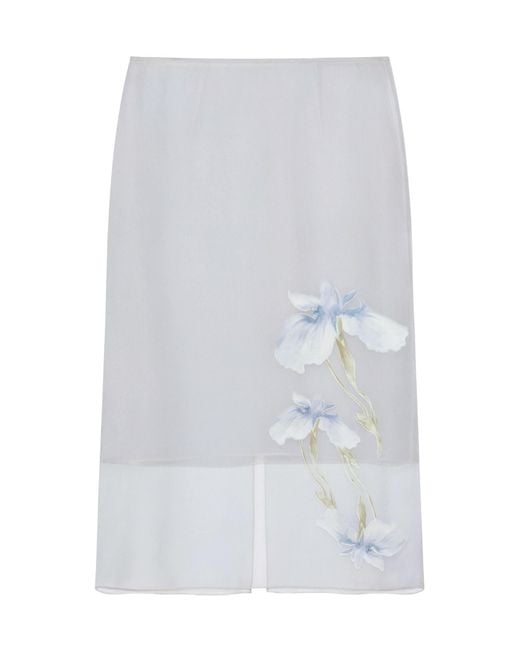 Givenchy White Skirt