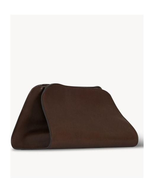 The Row Brown Peggy Deos Clutch Bag