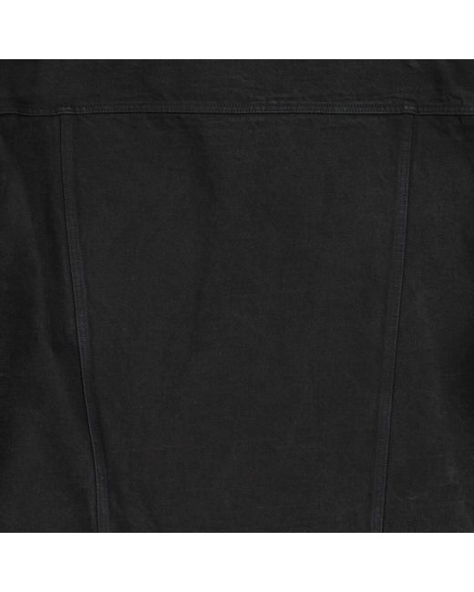 Balenciaga Black Oversized Fit Denim Jacket for men