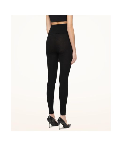 Wolford Black High-Waisted Leggings