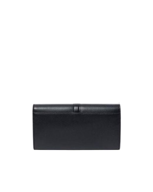 Stella McCartney Black Padlock Detailed Wallet