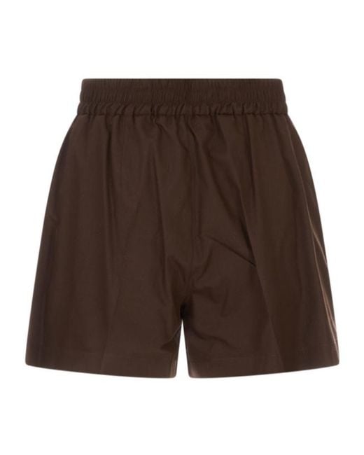 P.A.R.O.S.H. Brown P.A.R.O..H. Drawstring Shorts