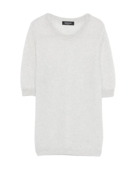 Fabiana Filippi White Crew Neck Knitwear