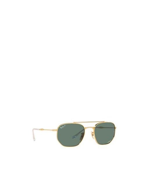 Ray-Ban Green Irregular Frame Sunglasses for men