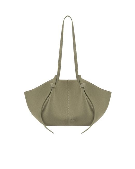 Yuzefi Metallic Double-Handle Shoulder Bag