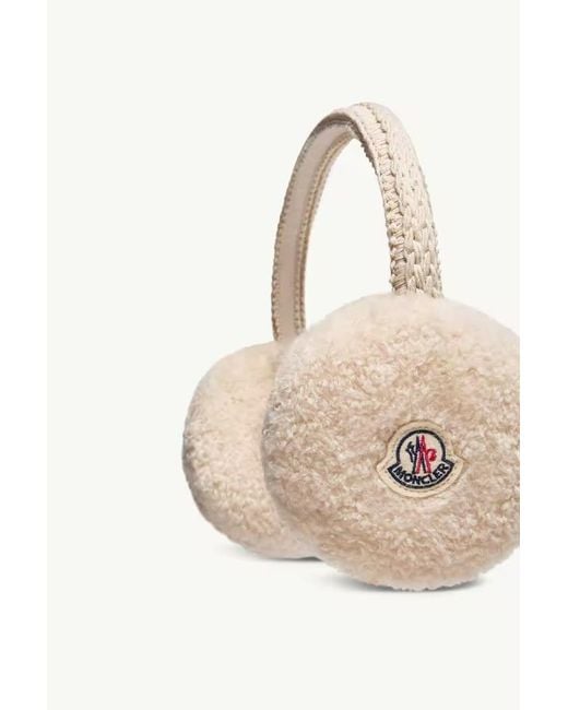 Moncler Metallic Logo Patch Earmuffs