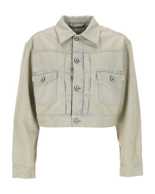 Vivienne Westwood Multicolor Cropped Denim Jacket