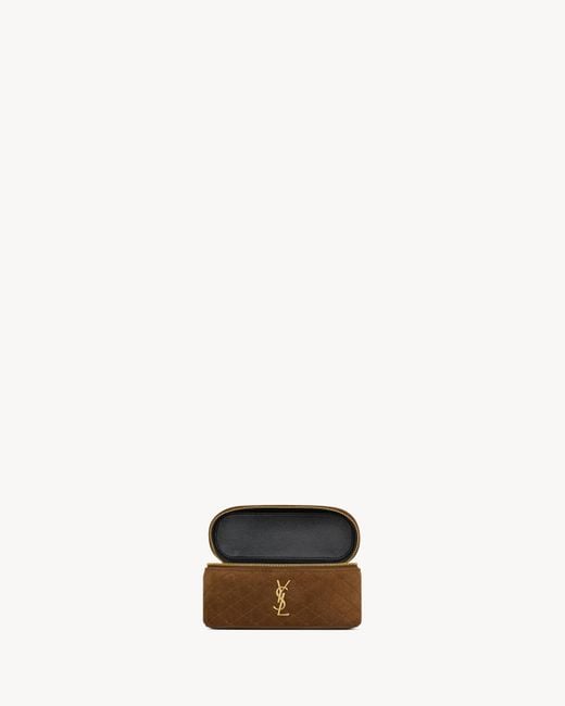 Saint Laurent Metallic Gaby Vanity Bag