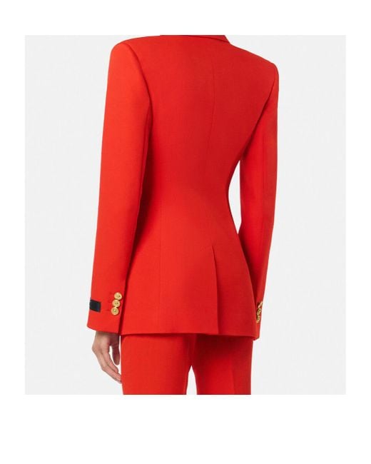 Versace Single-Breasted Tailored Blazer